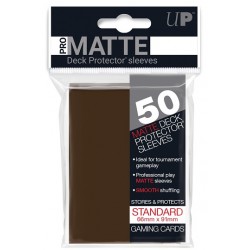 Ultra Pro Standard Card Sleeves Pro-Matte Brown Standard (50ct) Standard Size Card Sleeves